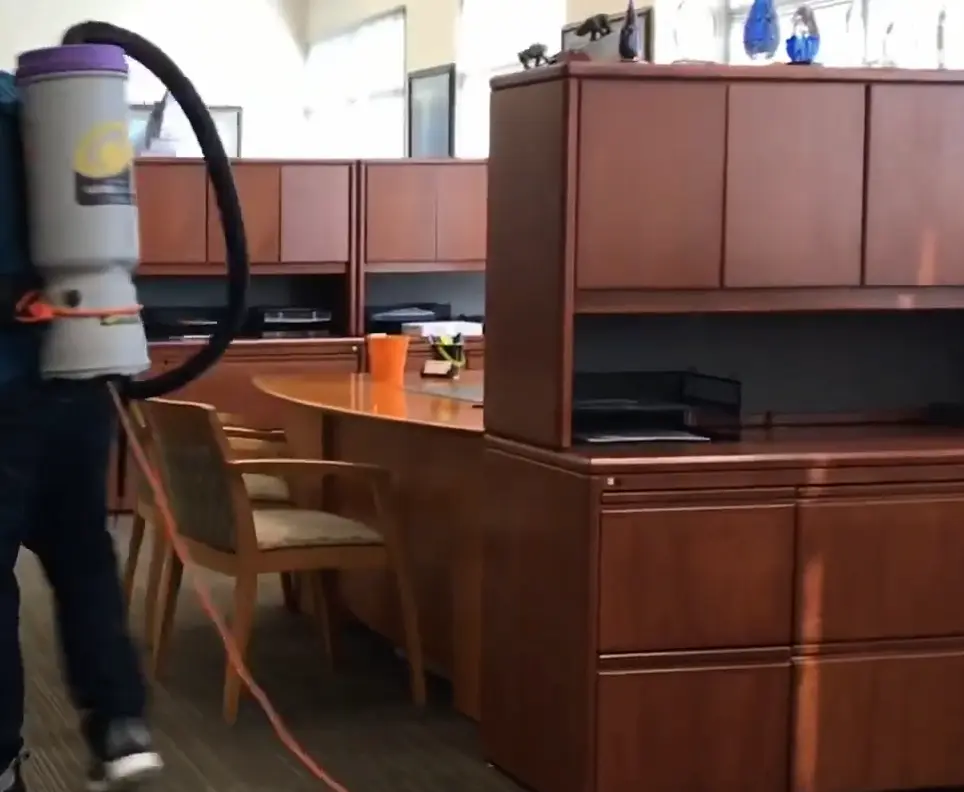 cleaning offices